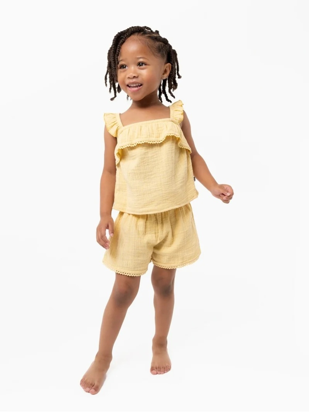Worn Once Modern Moments By Gerber Toddler Girl Top and Short Set 3T